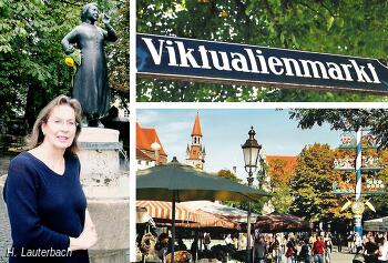 Die Brunnenfiguren vom Münchner Viktualienmarkt