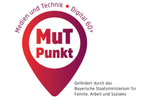Logo des Projektes "MuT Punkt - Medien und Technik im Alter"